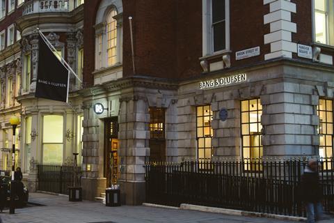 Bang and Olufsen opened a flagship store on Hanover Square
